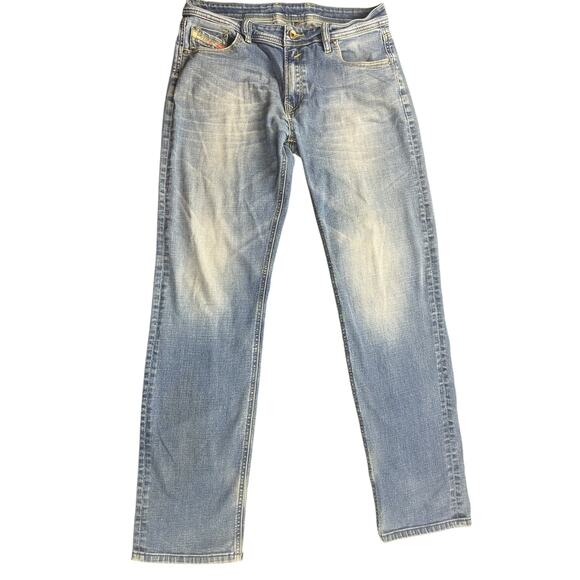 Deisel Light/Medium Wash Distressed Denim Jeans 16Y Style 74299 Edgy - Picture 1 of 10